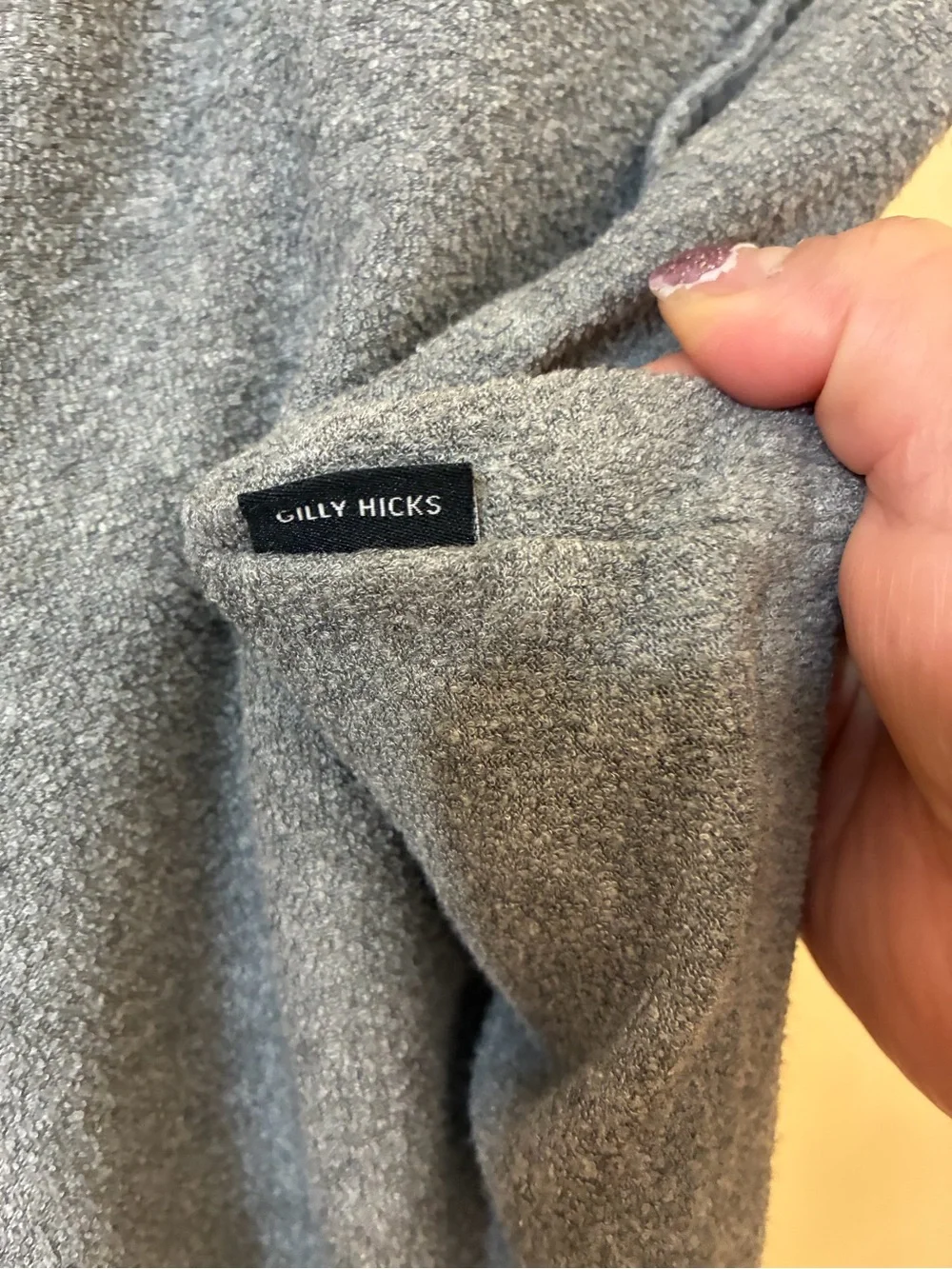 Gilly Hicks Charcoal Elastic-Waist Athletic Shorts
